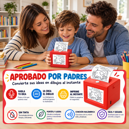 PrintyGo™ — Impresora de Pegatinas con IA y Voz